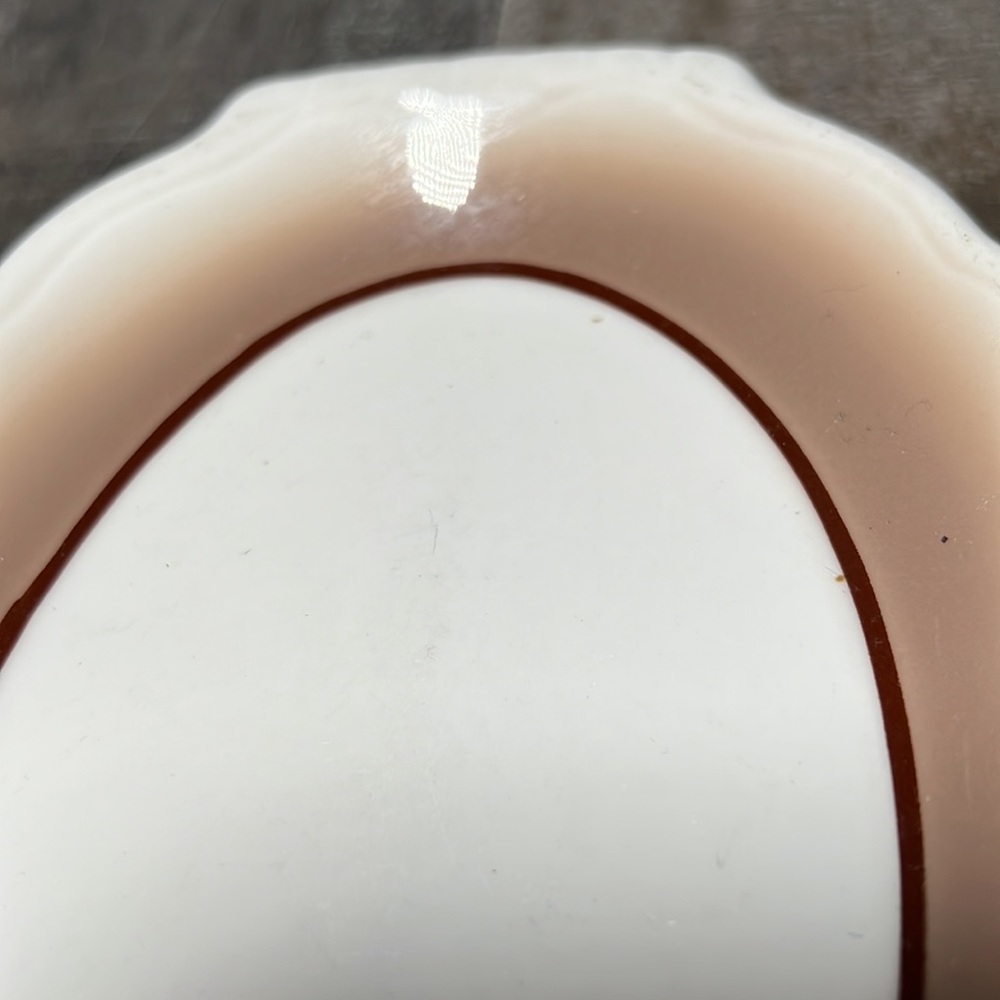 Vintage Homer Laughlin Best China Oval Ceramic Small Tray Dish - Picture 3 of 6